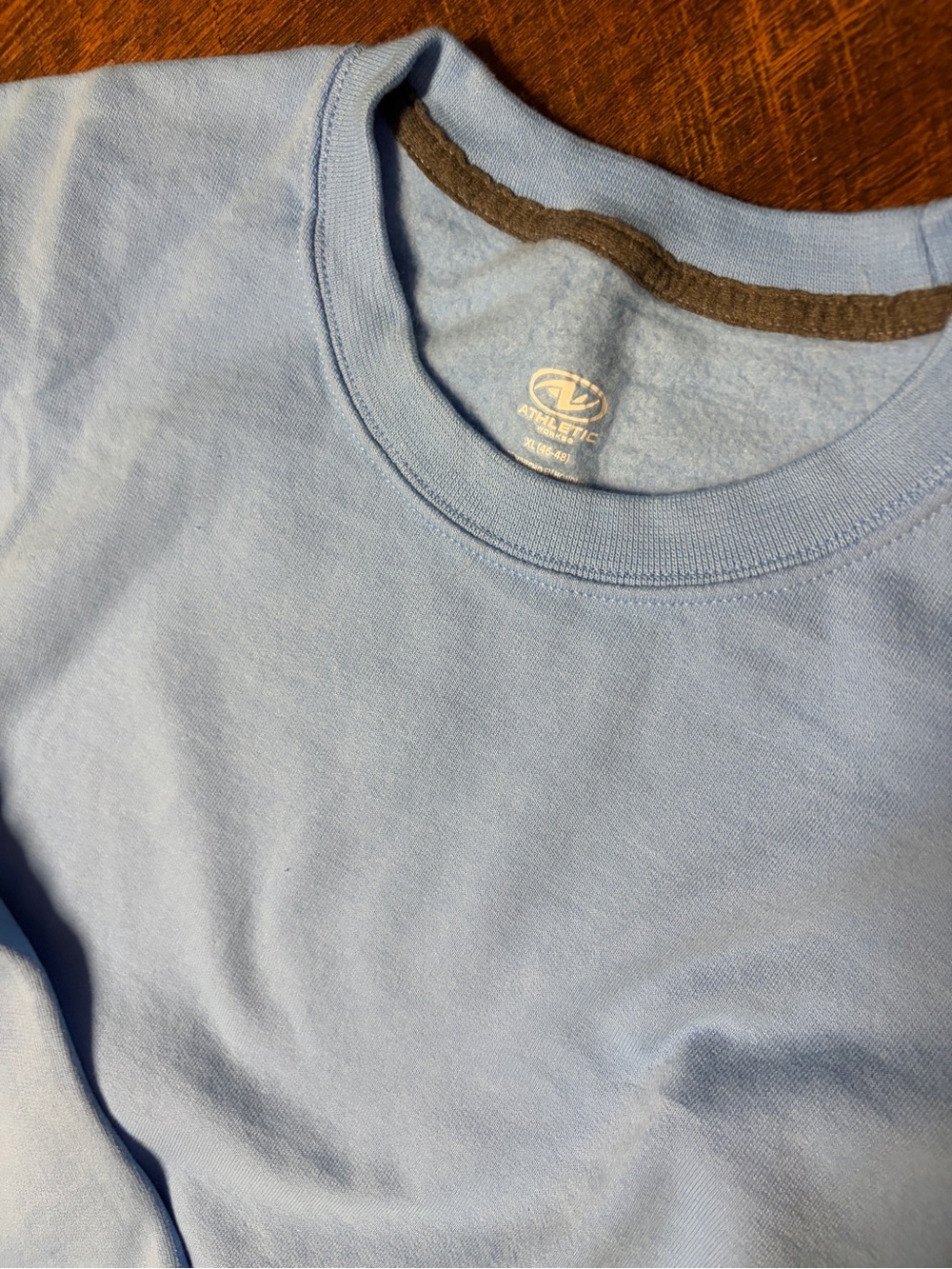 Bundle - 3 Athletic Works Light Blue Crewneck Sweatshirts in size XL EUC - Picture 6 of 7